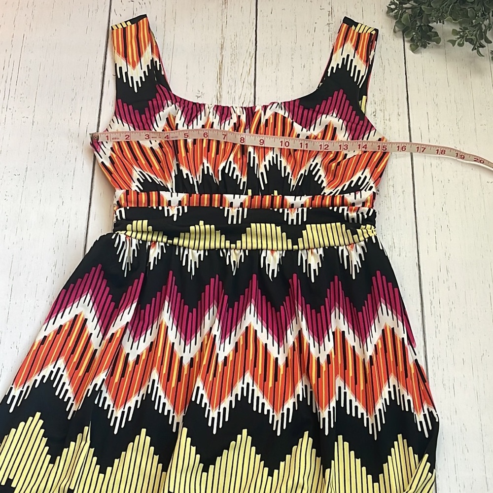 Multicolor Sleeveless Maxi Dress - Picture 7 of 9